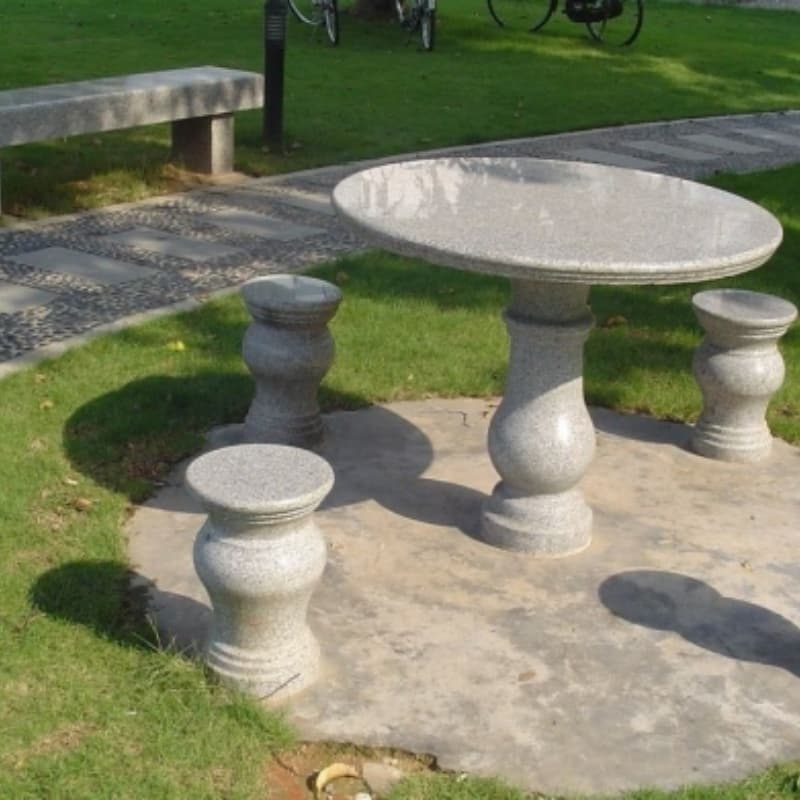 Garden Stone Granite Tables and Chairs