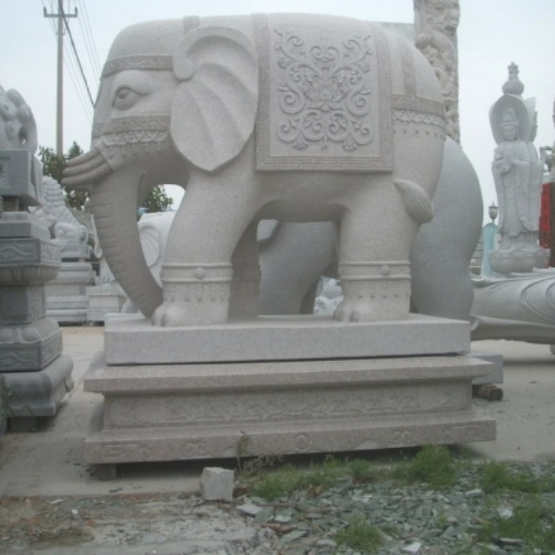 Cartoon Stone Animal Carving