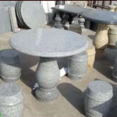 Garden Stone Granite Tables and Chairs