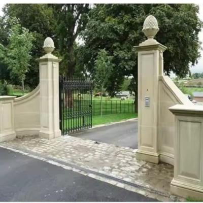 Granite Stone Gate Pillar for Front Gate