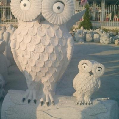 Ornaments Outdoor Stone Mickey and Donald Duck Sculpture
