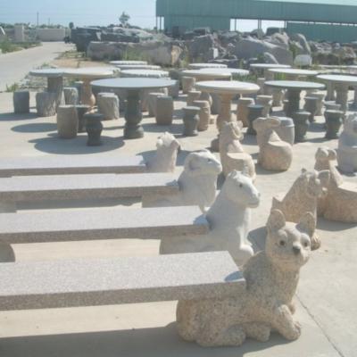 Garden Stone Granite Tables and Chairs