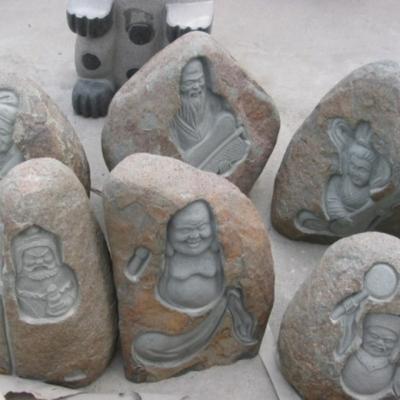Ornaments Outdoor Stone Mickey and Donald Duck Sculpture