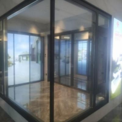 Aluminium Custom Divider Tempered Glass Closet Interior Slim Patio Sliding Door