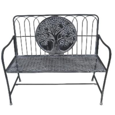 Two Seat Folding Courtyard Bench