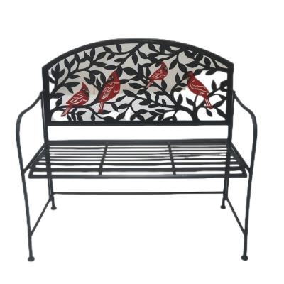 Two Seat Folding Courtyard Bench