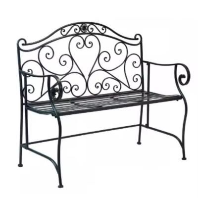 Two Seat Folding Courtyard Bench