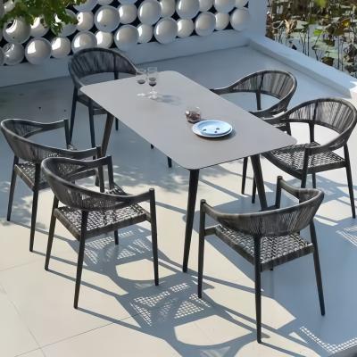 Modern Outdoor Dining Table and Chair