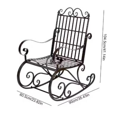 Two Seat Folding Courtyard Bench