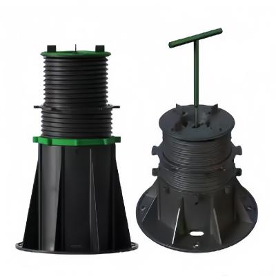 Raised Floor Solution Adjustable Self Leveling Pedestal Plastic Flooring Support System