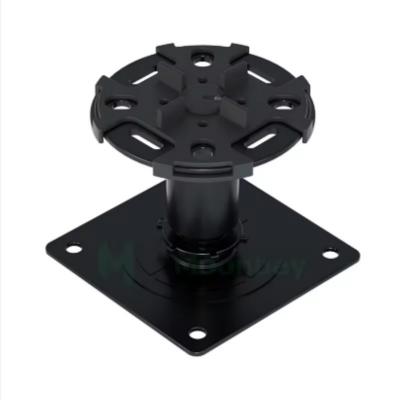 Stainless Steel Material for Outdoor Decking Black Floor Pedestal
